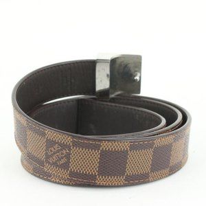 Louis Vuitton 90/36 Damier Ebene Belt 16lv31